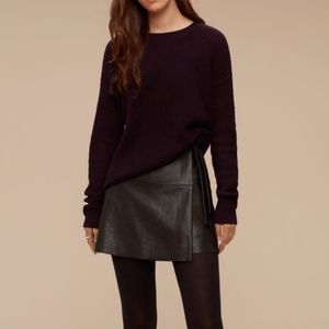 Aritzia Wilfred Free Waffle Knit Isabelli Sweater